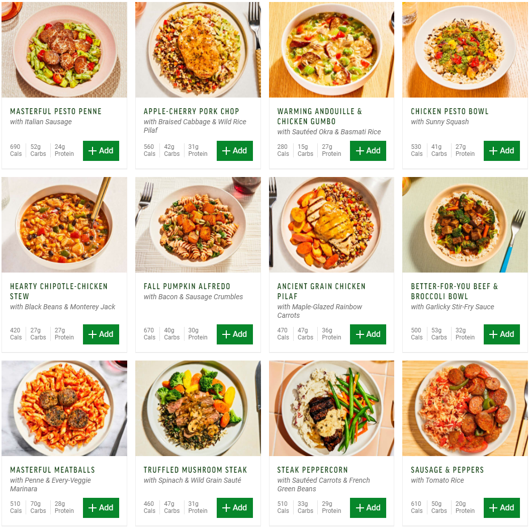 Freshly food choices
